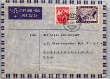 GOLDPATH: Austria cover 1949 to USA airmail CV940_P03