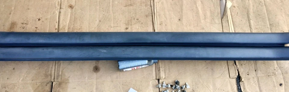 97-01 CRV слева справа рокер панели стороны юбки молдинг протектор 14 зажимов - Изображение 4 из 4