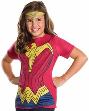 Wonder Woman Batman vs Superman Superhero Fancy Dress Up Halloween Child Costume