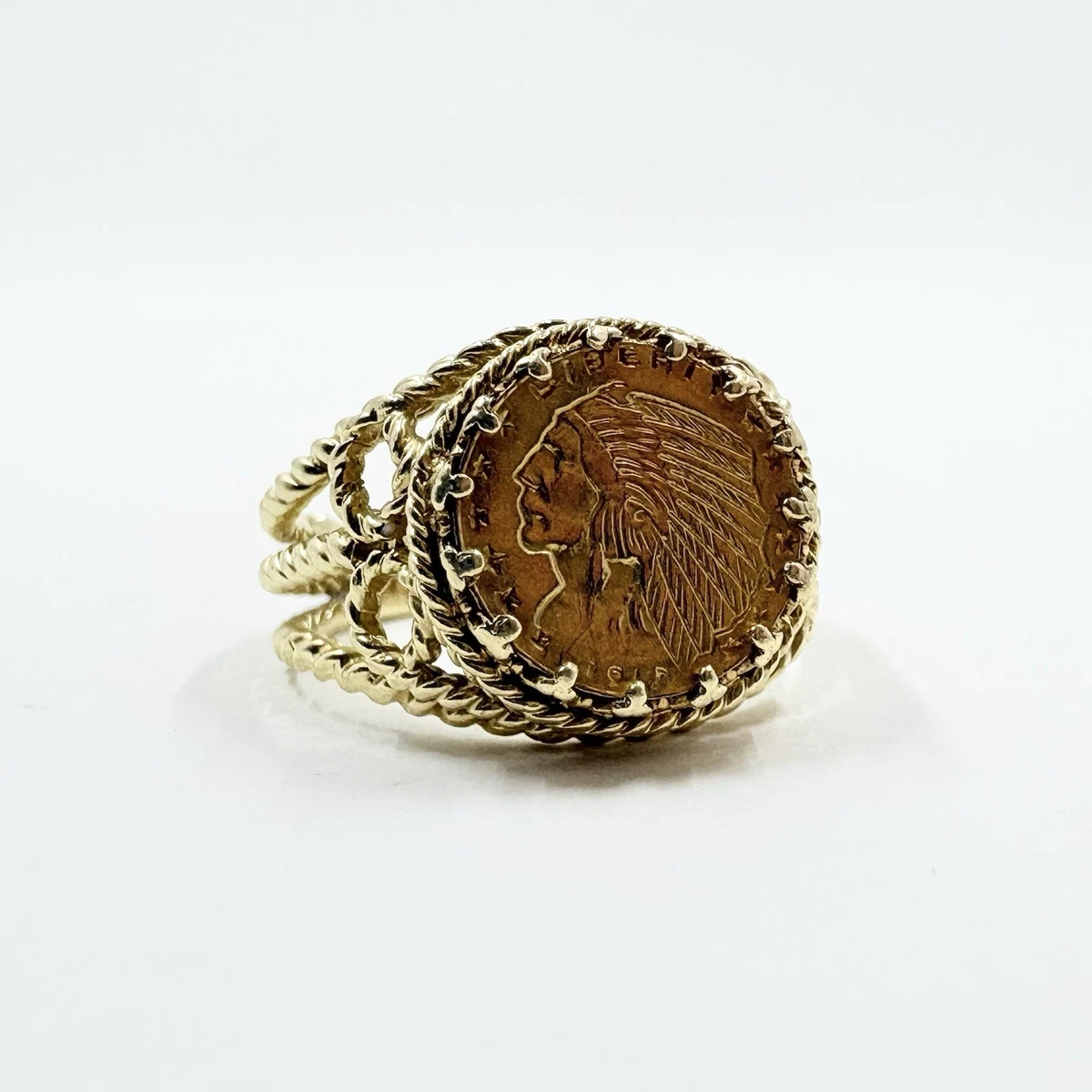 gold coin ring products for sale | eBay