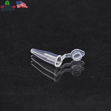 0.2Ml Microcentrifuge Tubes with Snap Cap, Polypropylene Graduated, 1000 Pcs Ste