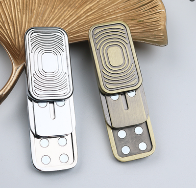 #ad #ad Metal Poker Magnetic Fidget Push Slider Card Stress Relief EDC Toy lane $18.80