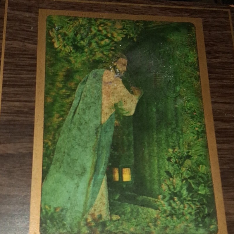 Vintage John 8:12 Light of The World Religous Holo Wall Hanging, Christian Decor