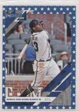 2019 Donruss Variation Independence Day Ronald Acuna Jr (Full Name on Front) 0x1