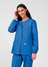 3-Pocket Snap-Front Warm-Up Jacket