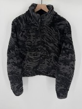 Lululemon Scuba Oversized Sherpa Fleece Funnel Neck Half Zip Pullover Women M/L