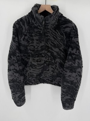 Lululemon Scuba Oversized Sherpa Fleece Funnel Neck Half Zip Pullover Women M/L