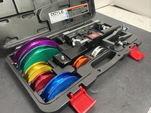Doyle 9 Piece Premium Ratcheting Tube Bender Kit Sizes 1/4" to 7/8” 58674 Tubing - Picture 4 of 7