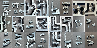 Warhammer 40k - Chaos Space Marines Legionaries Legionäre Bitz Pieces Parts Bits