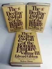 DECLINE & FALL OF THE ROMAN EMPIREB (Gibbon) - Three Volume Hardcover Set, 1977