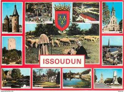 Carte Postale - 36 - Issoudun - Multivues - Blasons - CPM - Voir Scans Recto-Ver - Photo 1/2