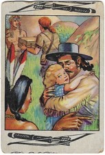 1954 BOWMAN FRONTIER DAYS #45 "RANSOM"!! POPULAR CARD!!