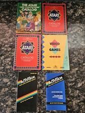 Lot of 6 Atari 2600 Original CATALOGS from the Early 1980s - Ships Quickly 