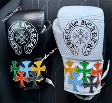 Chrome Hearts Handmade No Boxing No Life Boxing Gloves | with Chrome heart logo