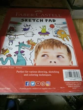 3 PACK Faber Castell Sketch Pad 135 SHEETS 9X12 INCH NEW!!!!b3