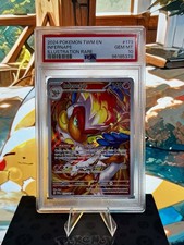 2024 POKEMON TWM EN-TWILIGHT MASQUERADE ILLUSTRATION RARE #173 INFERNAPE PSA 10