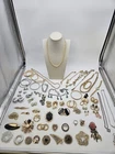 62 pc. MIXED LOT VINTAGE COSTUME JEWELRY - TRIFARI, MONET