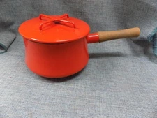 MCM DANSK Kobenstyle Red Enamel Pot 3 qt Jens Quistgaard IHQ France Retro
