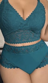 Plus Size Sexy Lingerie   Bra N Boy shorts Underwear Set 4XL See Chart
