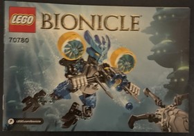 LEGO BIONICLE: Protector of Water ~ 70780 ~Manual ~ Retired 2015 ~ 100% COMPLETE
