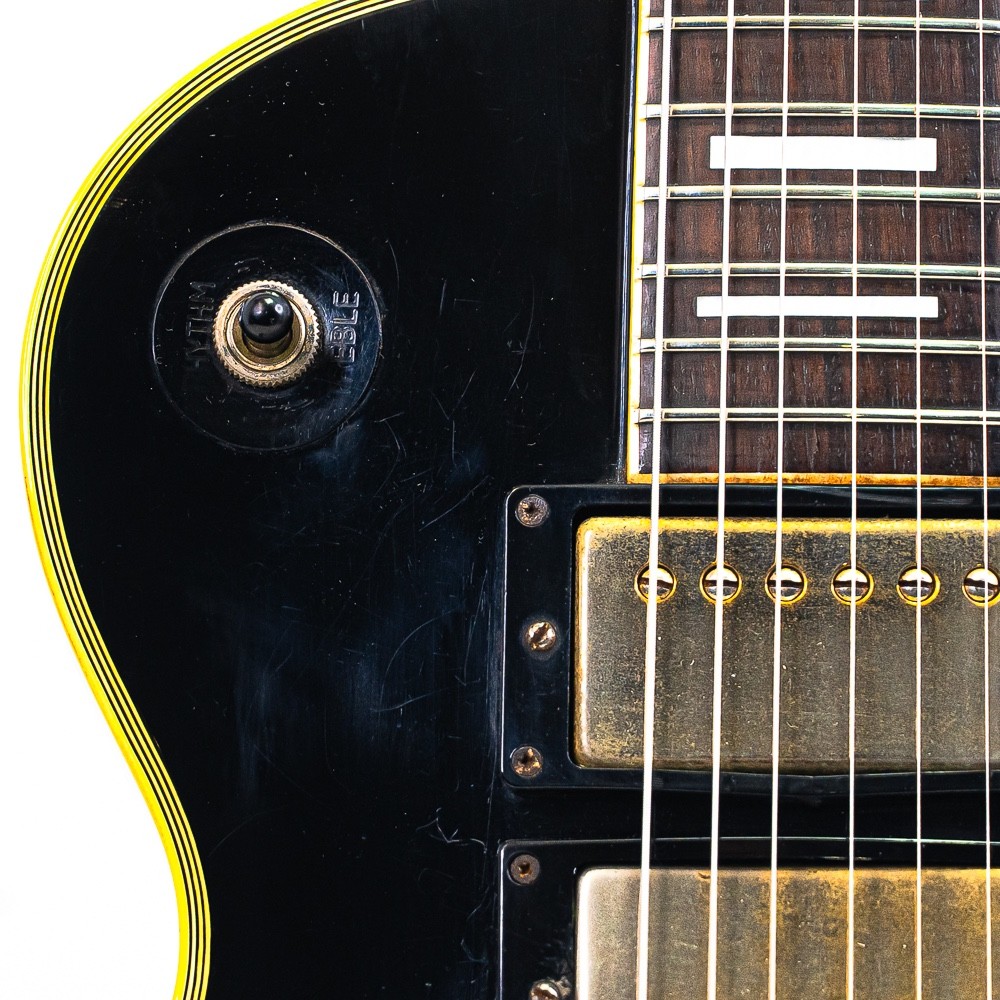 1984 Burny RLC-65 '57 Model Les Paul Custom – Japanese Black