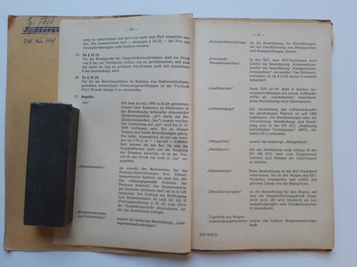 DR DB Vorschrift Bremsvorschrift DV 915/1 - Bild 2 von 3