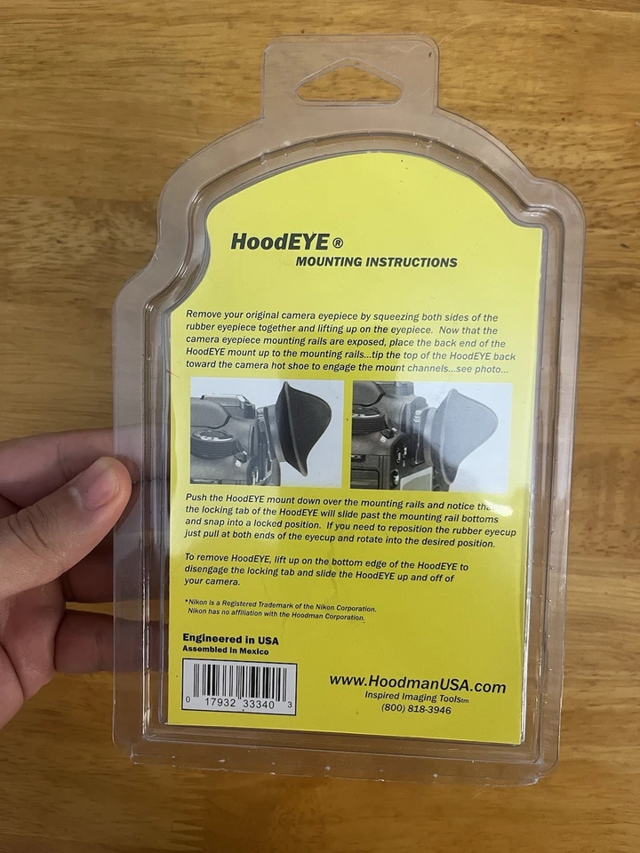 Hoodman HEYENSG Hoodeye Eyecup for Eyeglasses - Image 2 of 2