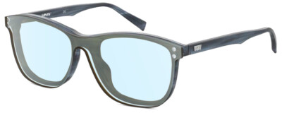 Levi's Timeless 5013CS Unisex Blue Light Filter Glasses Crystal Horn Marble 53mm