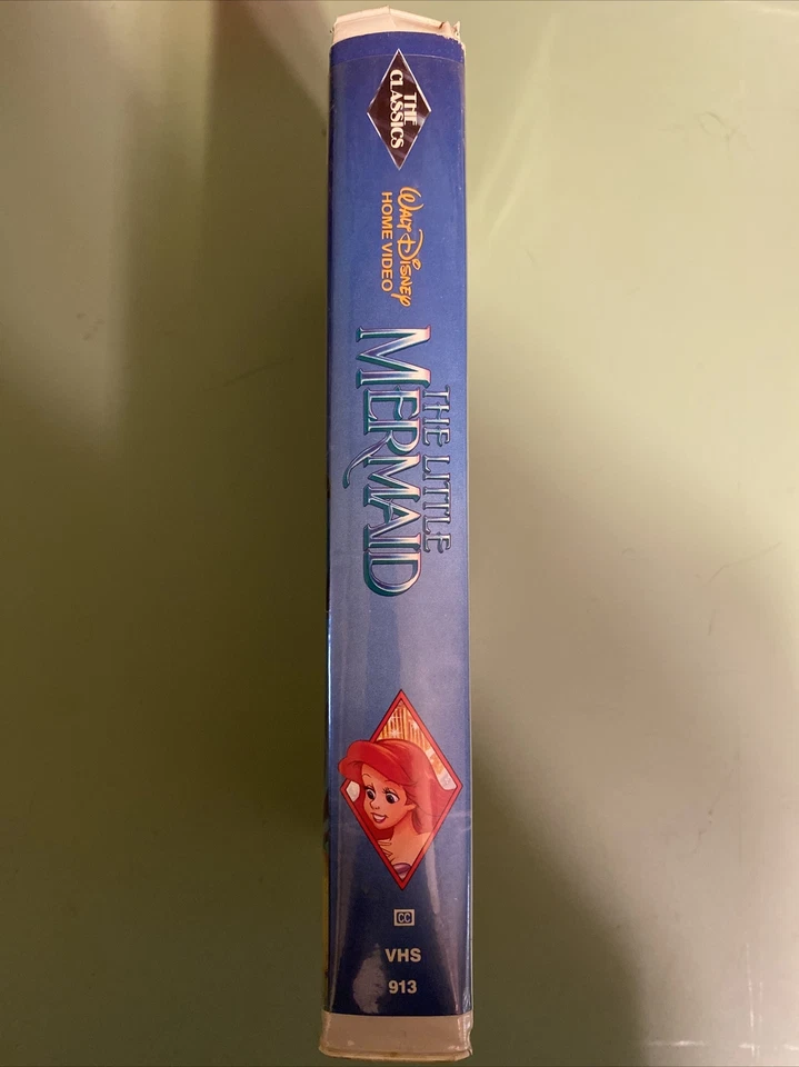 Disney The Little Mermaid VHS 1989 Diamond Edition Banned Cover Art Original XXX - Image 2 of 4