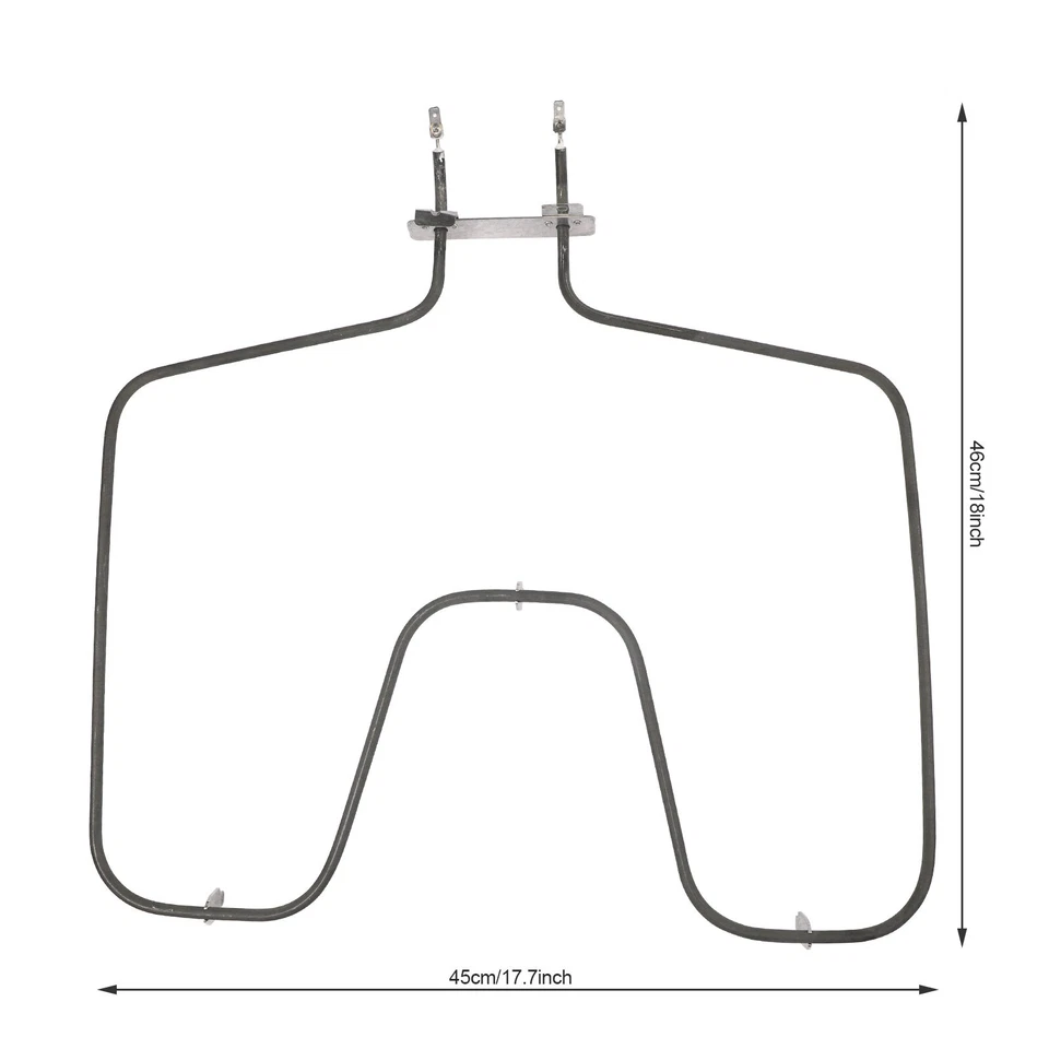WB44K10005 Range Oven Bake Heating Element replace AP2030964 PS249238 for GE US - Image 2 of 4