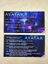Stern Avatar Pinball Apron Cards
