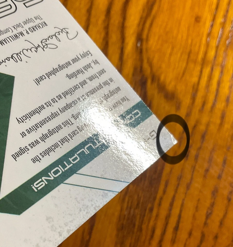 2008-09 Black Diamond Gemography Josh Harding #G-HA Minnesota Wild - Image 3 of 3