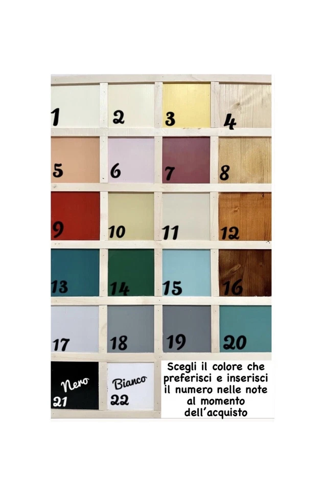 Appendiabiti da parete in legno Design Moderno Minimal Colore Personalizzabile - Immagine 4 di 4