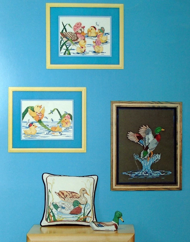 Candamar Mallard Collection Ducks 1981 Cross Stitch Needlepoint Pattern Booklet - Image 4 of 4