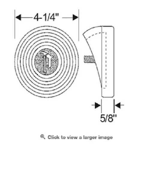 Almohadilla de goma para asiento Rumble Deluxe Plymouth P1 Business Line P2 1935-1936 Foto 3 de 4