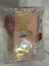 Bride To Be  Party Decoration Bachelorette Set New Rose Gold Sash Cake Topper