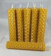 100% ORGANIC HANDMADE BEESWAX CANDLES * SET OF 11 CANDLES *