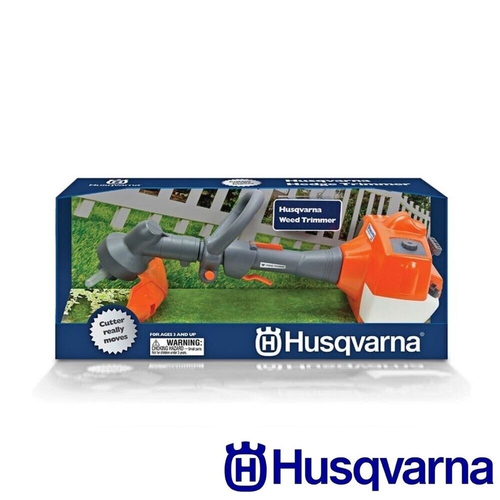 HUSQVARNA DECESPUGLIATORE GIOCATTOLO REGALO BAMBINO TESTINA ROTANTE CON SUONI