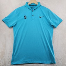 Nike Dri-Fit Golf Men's Size M Solid Standard Fit Short Sleeve Polo Shirt
