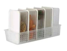 Korean Silicook Food Storage Containers 5 Tray 1 Set Refrigerator