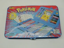VINTAGE Pokemon 1999 Roseart SUPER ART STUDIO Activity PACK