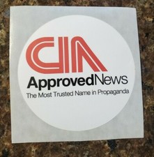 CNN CIA FAKE NEWS Anderson Cooper Political Bumper Sticker 3 Inch HD CNN SUCKS