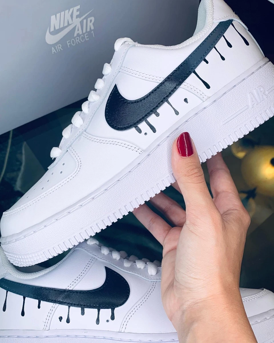 Drip Custom Air Force 1 Shoes -   Nike air shoes, Nike shoes air force,  Nike shoes outfits