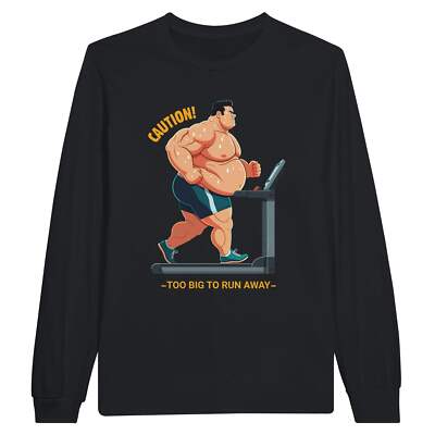 Caution - Unisex Langarm-T-Shirt Schwarz