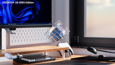 GEEKOM A5 Mini PC, AMD Ryzen 5 7430U, 16GB DDR4 RAM, 512GB SSD