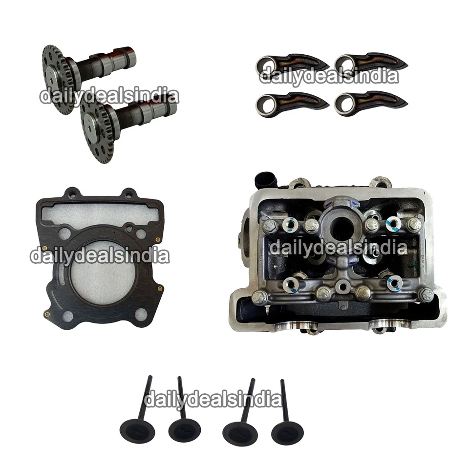 Adapté Pour KTM Duke RC 200 Complet Culasse, Joint, Rocker Bras & Arbres à Cames - Photo 1/1