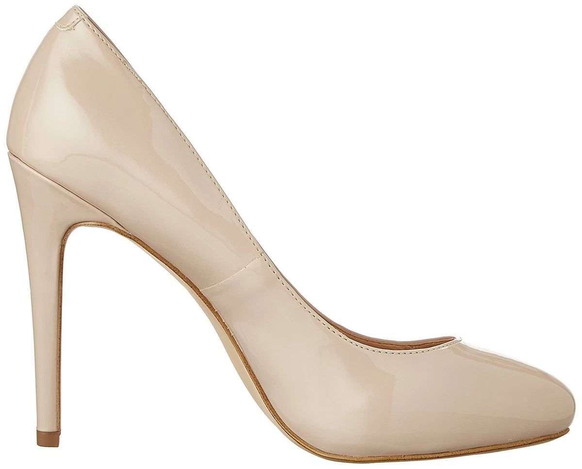 ALDO PALAZZA SIZE 3 36 NUDE PATENT HIGH HEEL FORMAL COURT SHOES