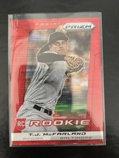 Prizm T.J. McFarland Red Pulsar Rookie Card NO. 212