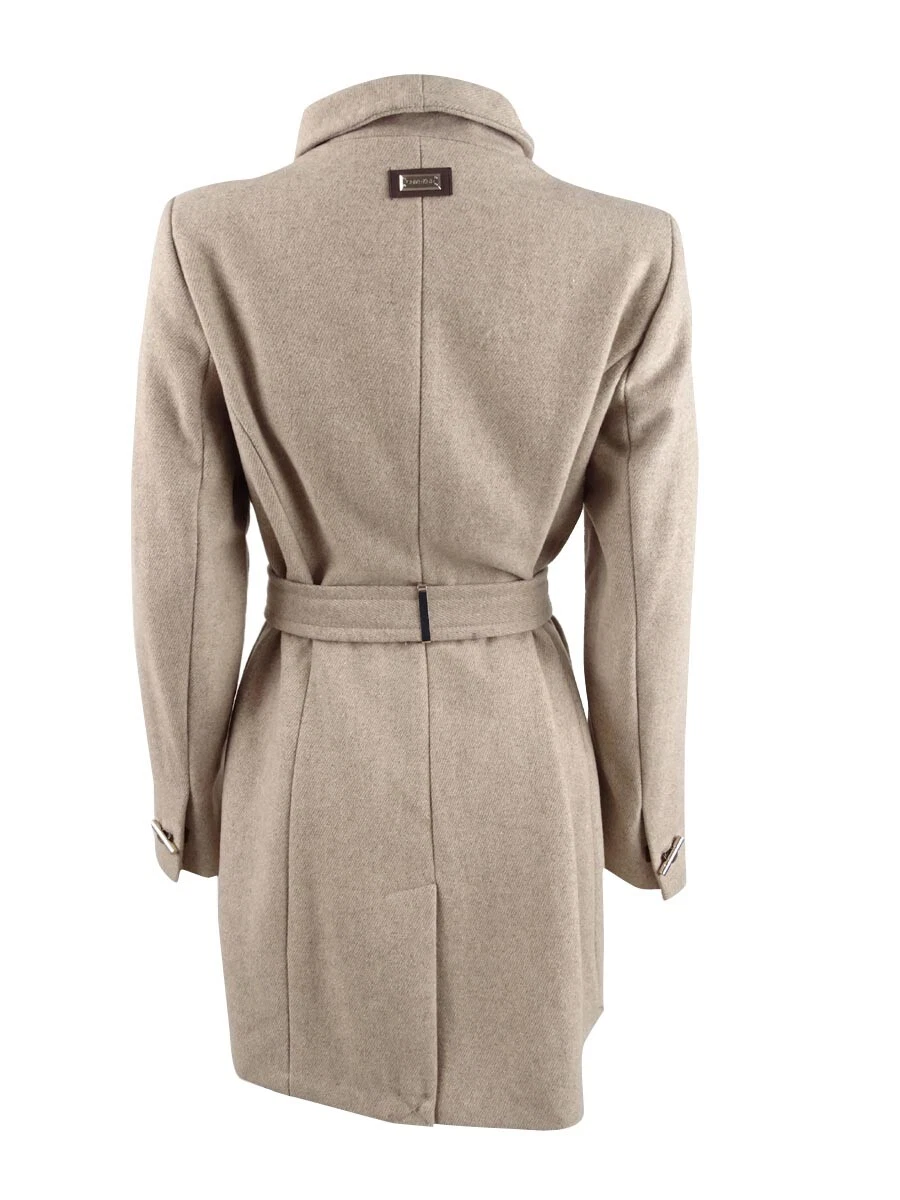 Calvin klein oatmeal clearance coat