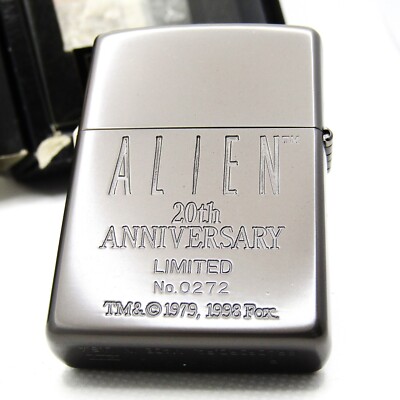 Alien Body 20th Anniversary Limited No.0272 Zippo Oil Lighter 1999